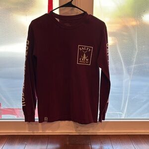 Salty Crew size small long sleeve cotton tee shirt